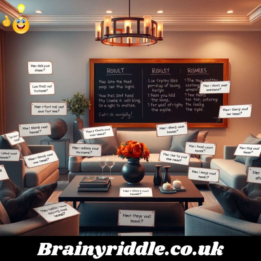 Indoor Scavenger Hunt Riddles for Adults
