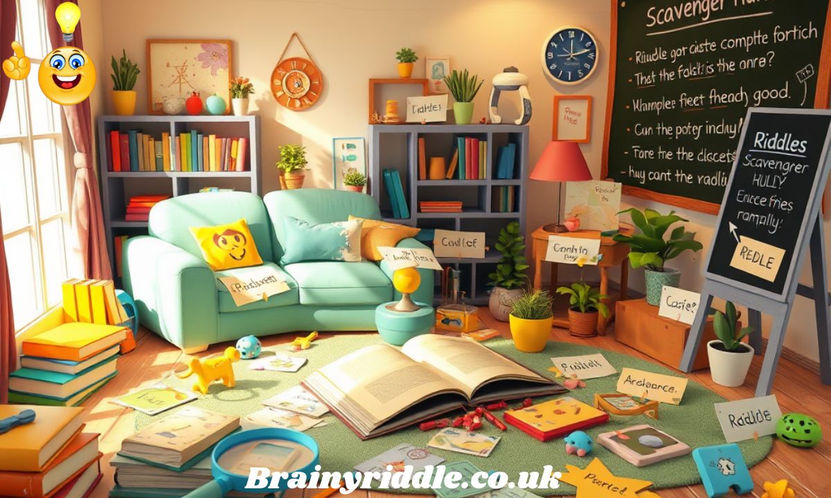 Indoor Scavenger Hunt Riddles
