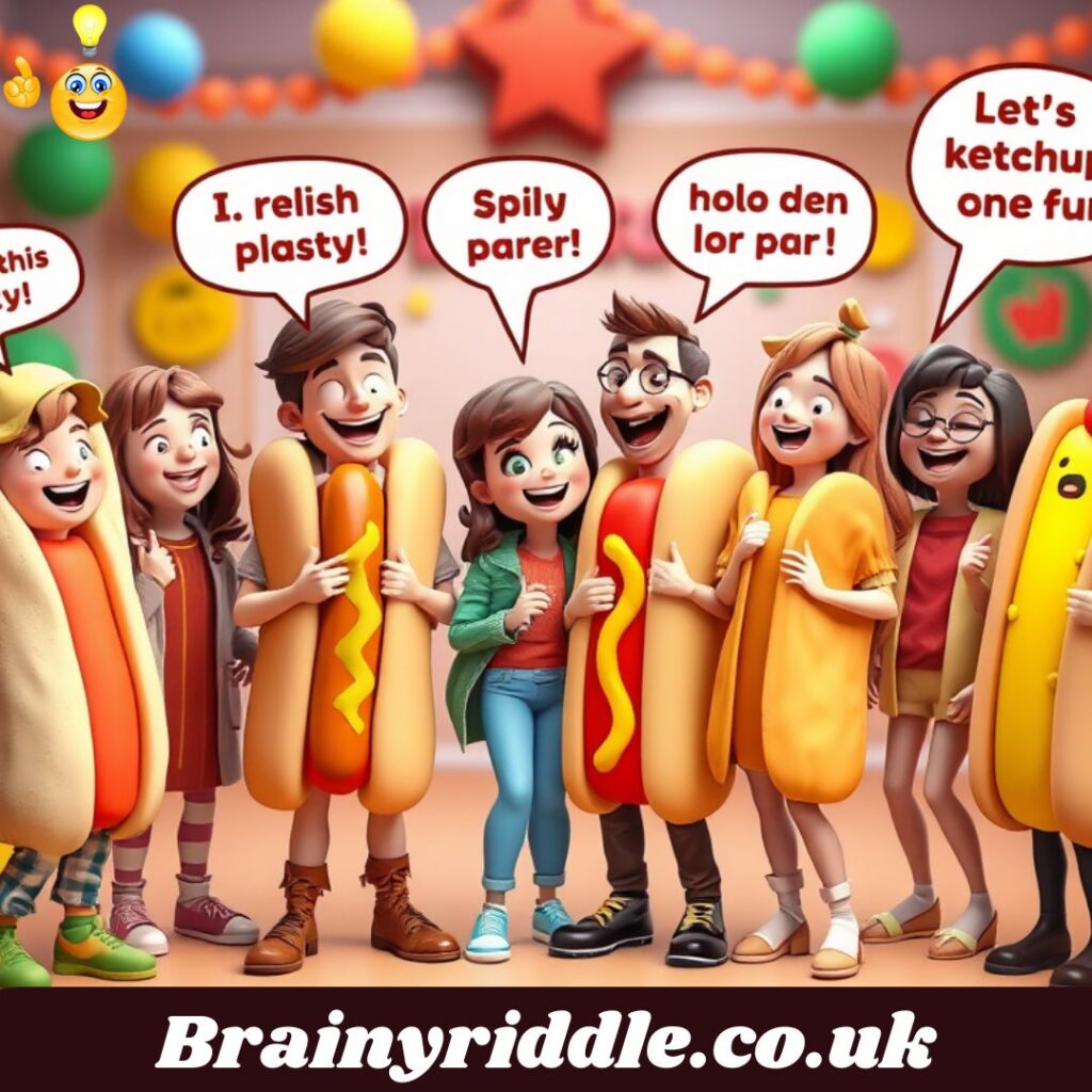 Hot dog costume puns