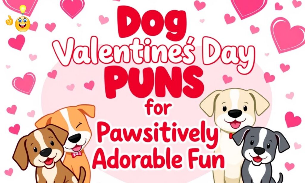 Dog Valentines Day Puns for Pawsitively Adorable Fun