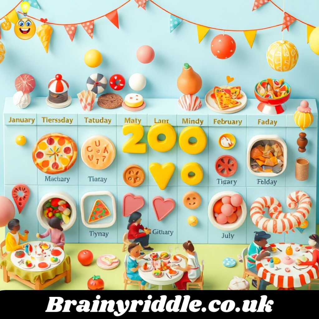 List of food holidays by month