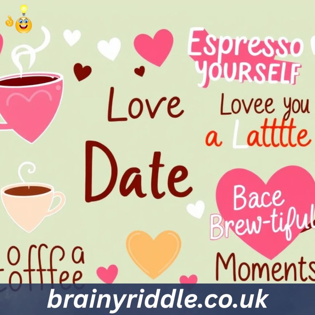 Playful Coffee Puns for a Fun Date Night