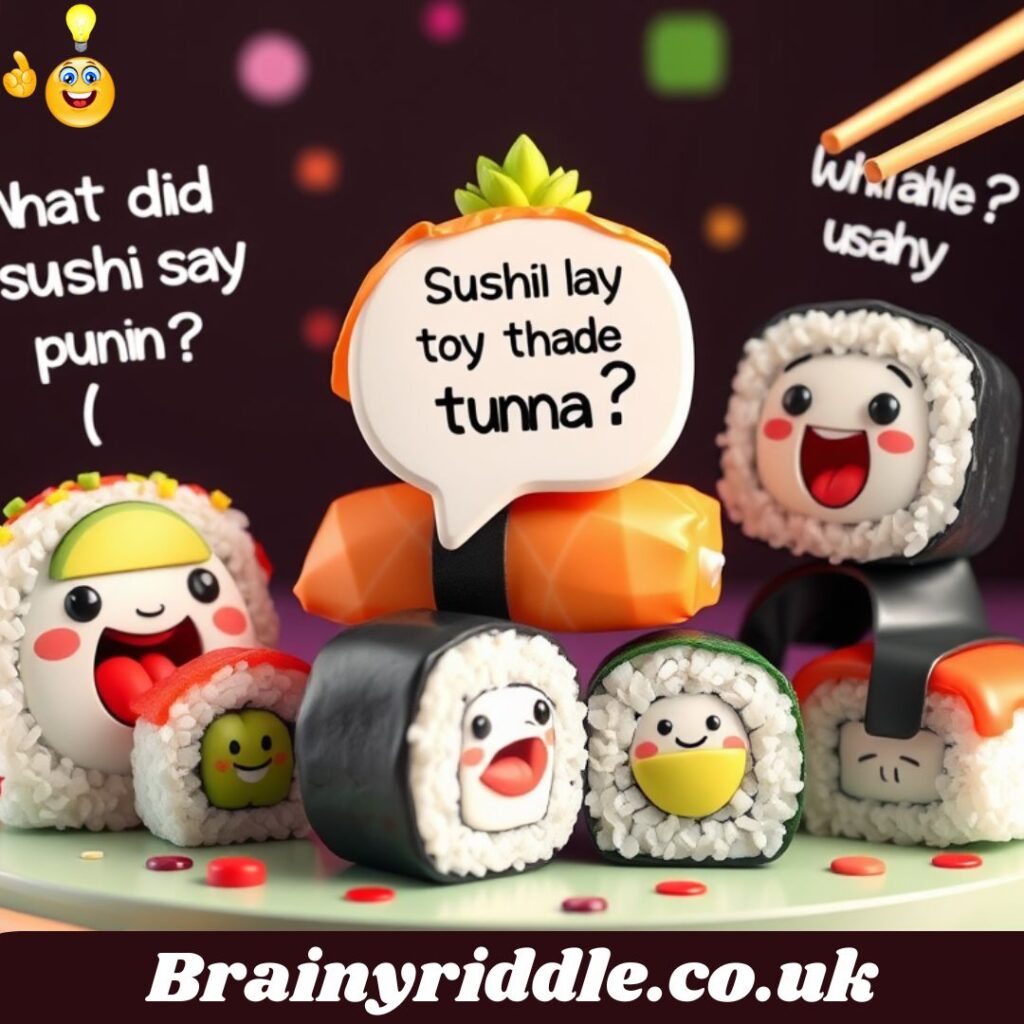 Question-Answer Sushi Puns