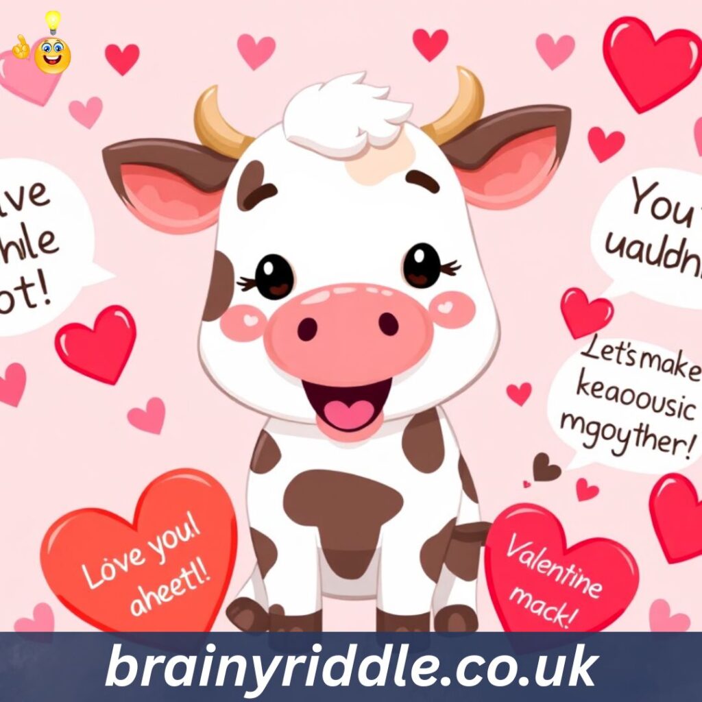 Valentines Day Cow Puns For Social Media