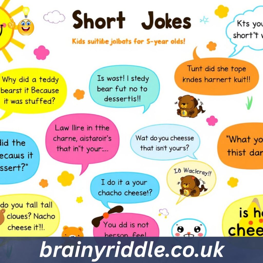 ⚡ Short Jokes for 6-7 Year Olds