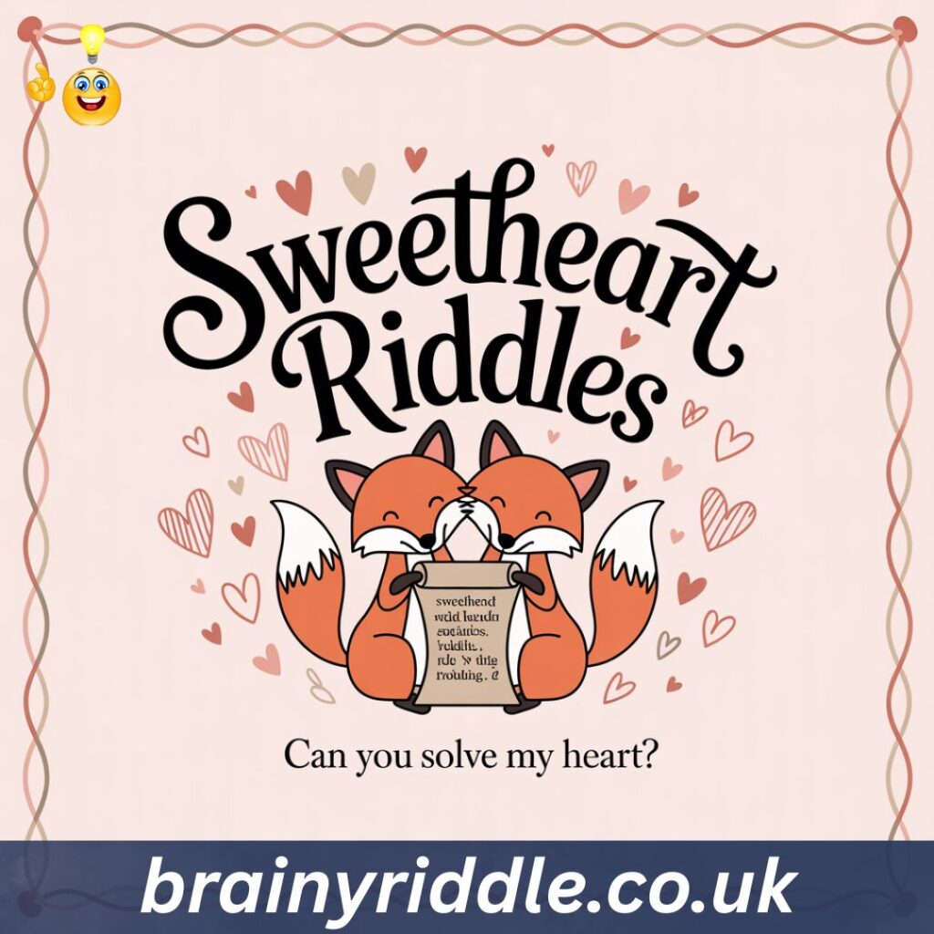 🧩 Sweetheart Riddles for Valentine's Day