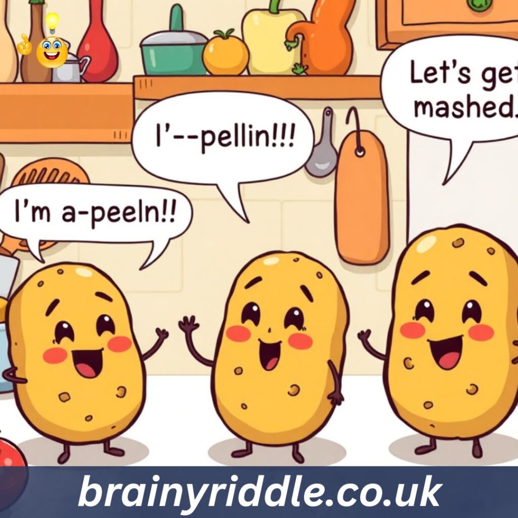 Cheesy baked potato puns that never get old