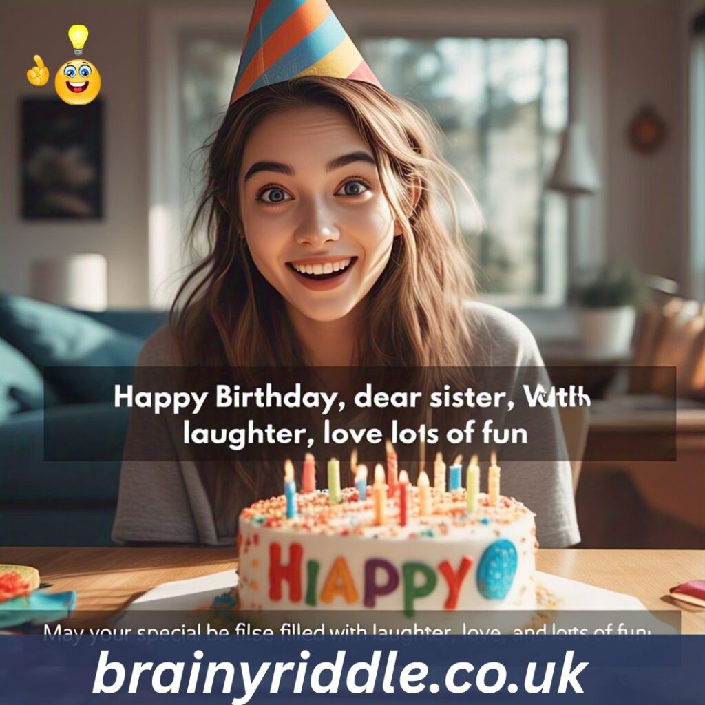 Funny Sister Birthday Wishes and Captions 😂🎂