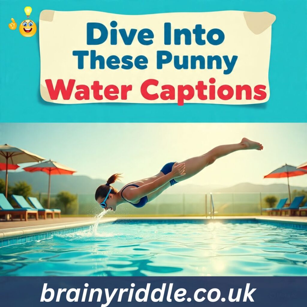 🤿 Dive Into These Punny Water Captions 💦