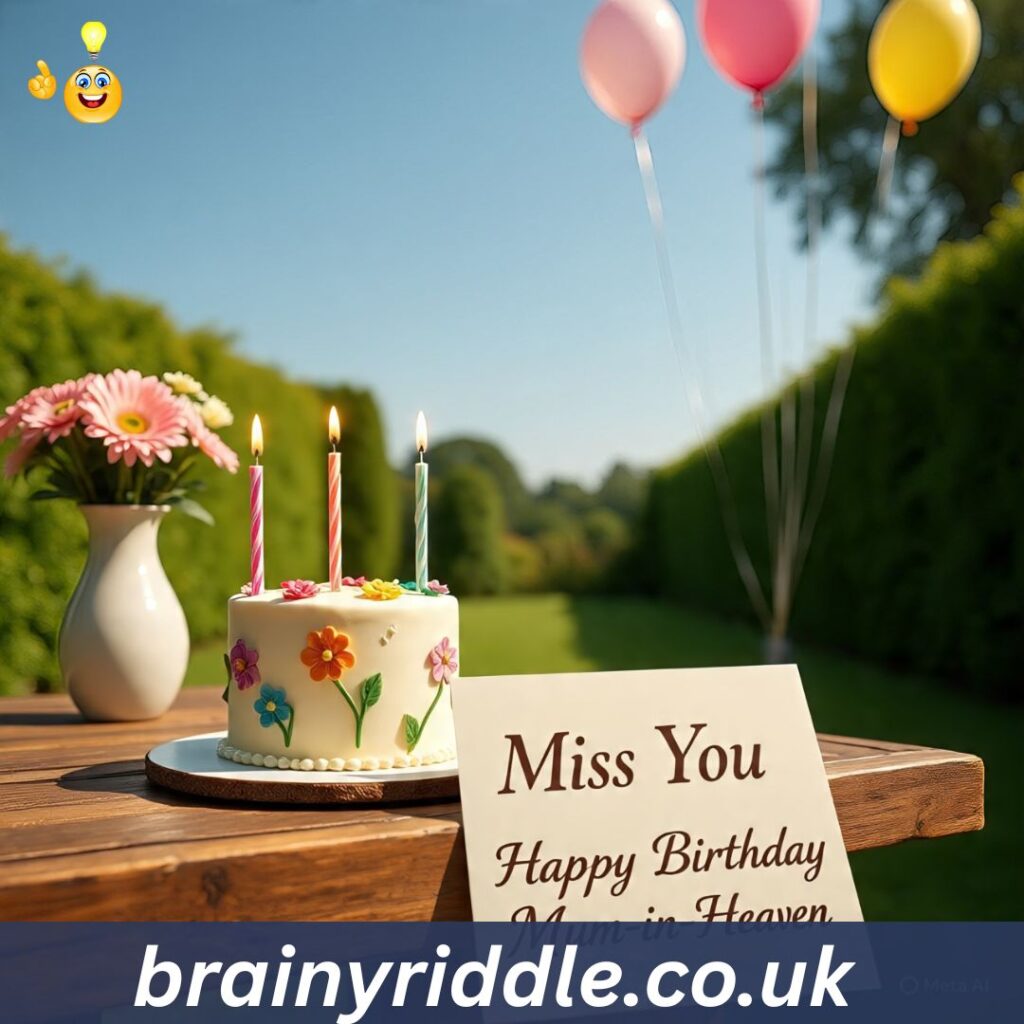 Miss You Happy Birthday Mum-in-Heaven