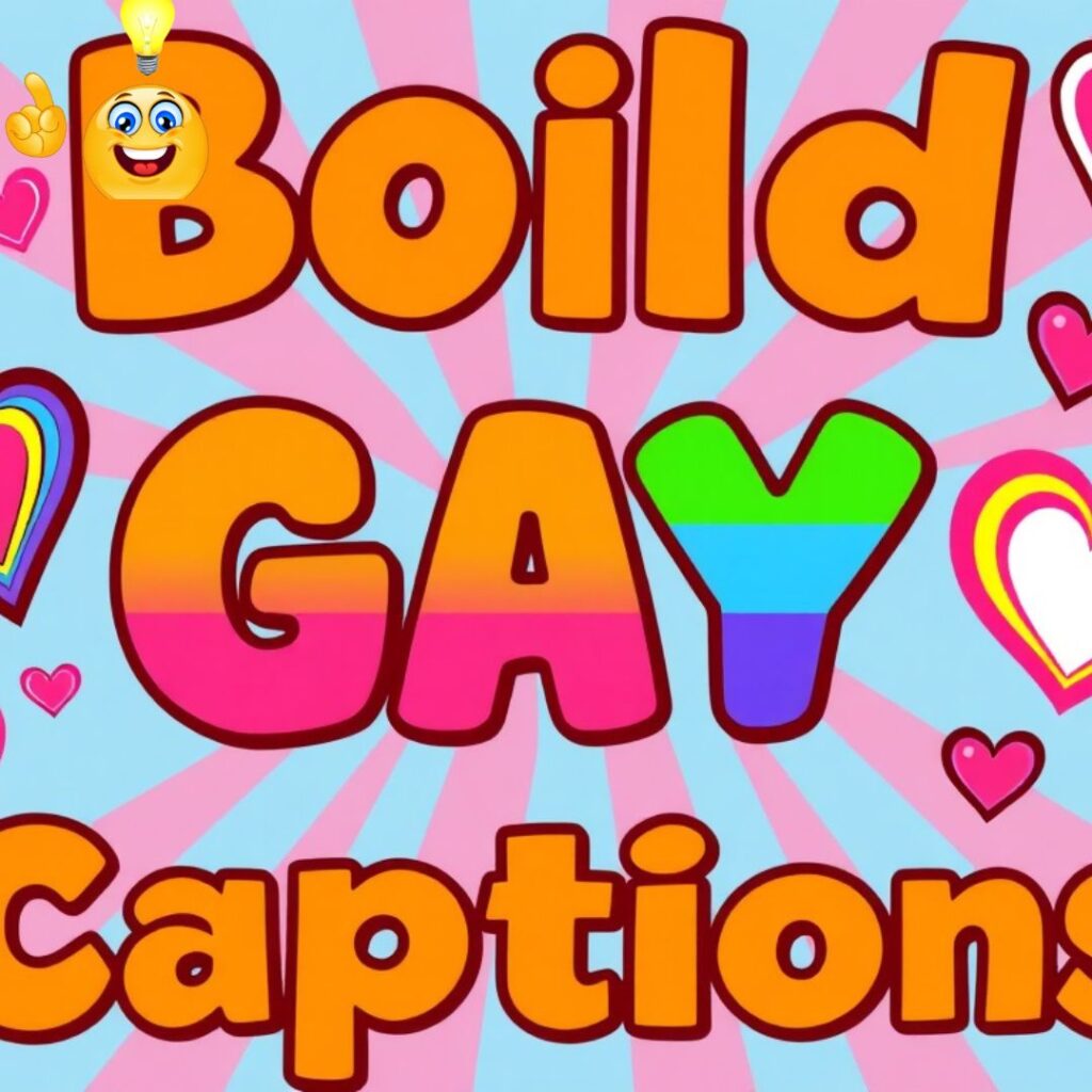 Bold Gay Caption Porn